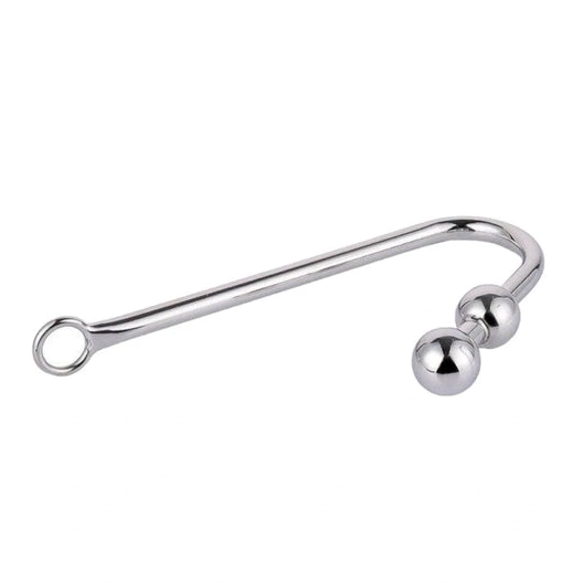 Anal Hook Stainless Two 4417 Pleasurable Balls Steel 0724